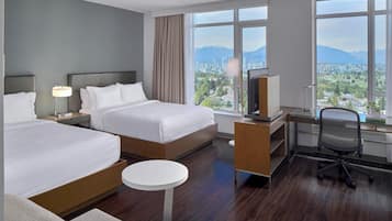 Studio, 2 Queen Beds, Non Smoking | 1 bedroom, premium bedding, in-room safe, desk