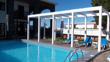 Indoor pool, outdoor pool