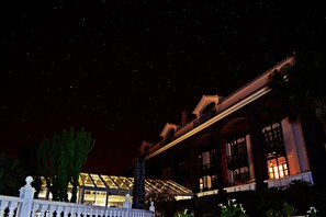 Front of property – evening/night