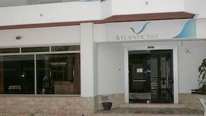 The exterior of a building with a sign reading "ATLANTIC SIDE". - Atlantic Side (Silves)