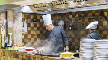 Daily buffet breakfast (EUR 17.00 per person)