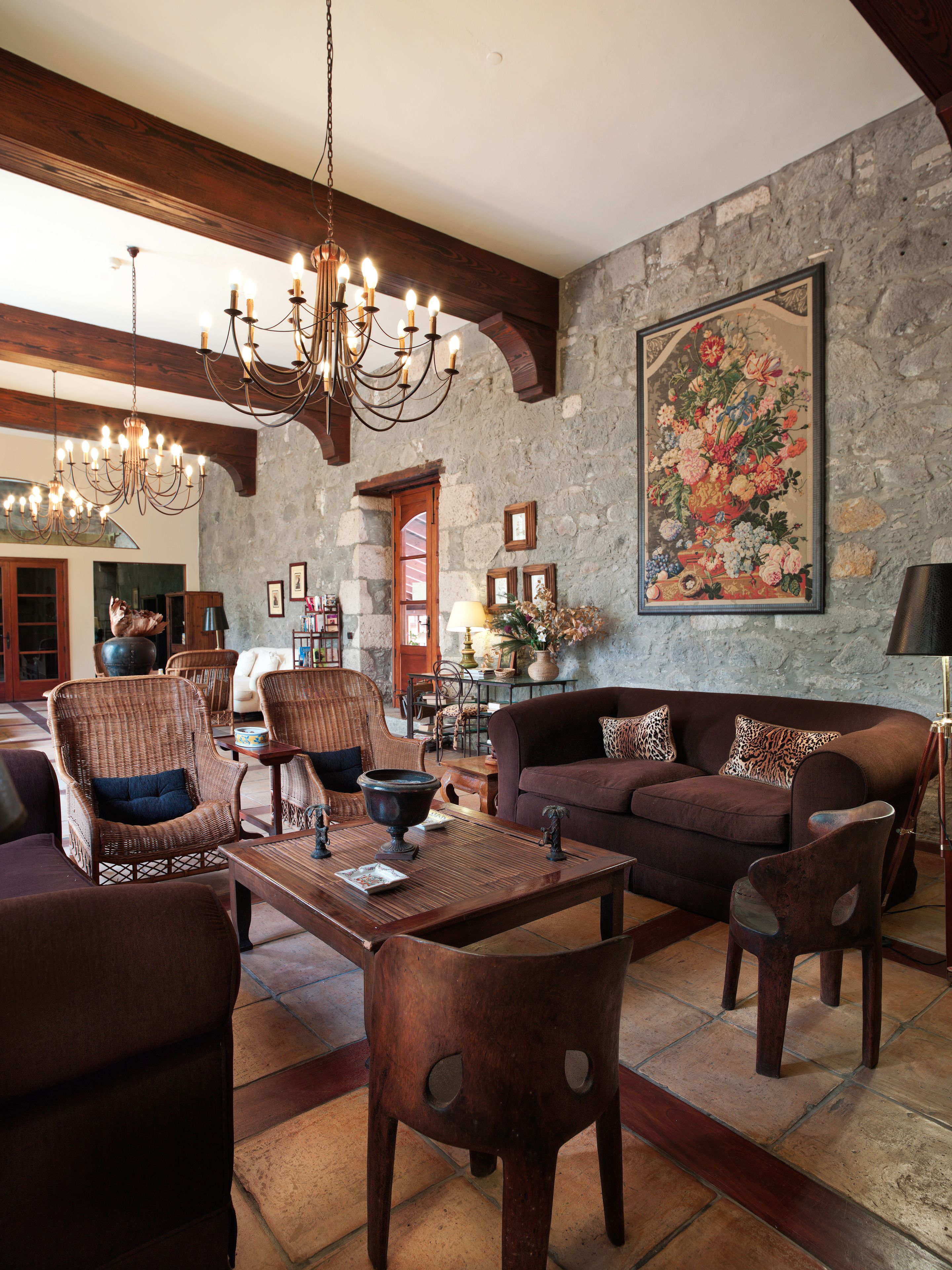 Zona de estar del vestíbulo