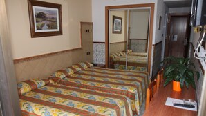 Blackout drapes, WiFi (free), bed sheets