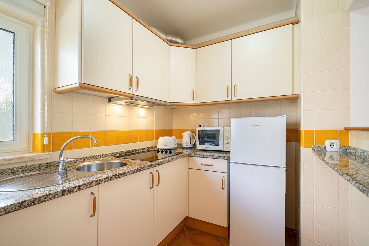 apartment, 1 bedroom (without air conditioning) | private kitchen | full-sized fridge, microwave, stovetop, electric kettle