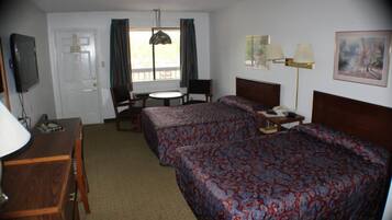 Desk, iron/ironing board (on request), WiFi (free)