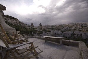 Blick von der Unterkunft