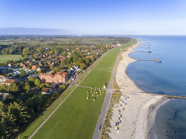 Double Room, Ocean View | Beach | On the beach, white sand - Beach Hotel California (Schönberg)