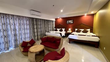 Family Double Room | 1 bedroom, premium bedding, down comforters, pillowtop beds