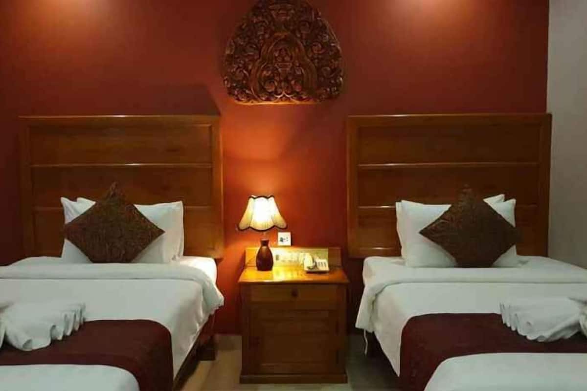 1 bilik tidur, peralatan tempat tidur premium, gebar bulu kapas 
