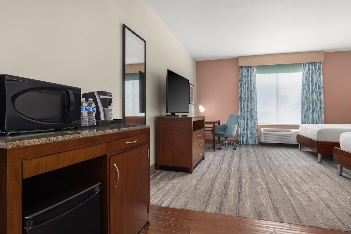 Room, 2 Queen Beds, Accessible, Bathtub | In-room safe, cots/infant beds, rollaway beds, free WiFi