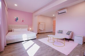 Suite | Premium-sengetøj, skrivebord, lydisolering, gratis Wi-Fi