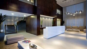 Àrea amb seients del vestíbul