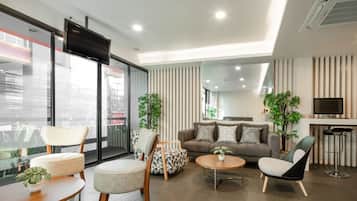 Sala de estar en el lobby