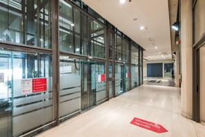 Interior entrance
