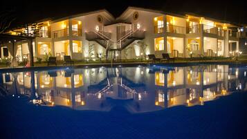 Front of property - evening/night