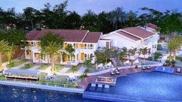 Front of property – evening/night