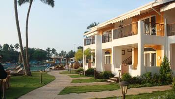 Uitzicht vanuit accommodatie