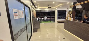 Sala de estar en el lobby