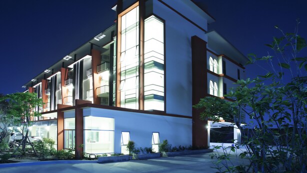 A modern building with large windows and a flat roof. - The Passion (Chiang Mai)