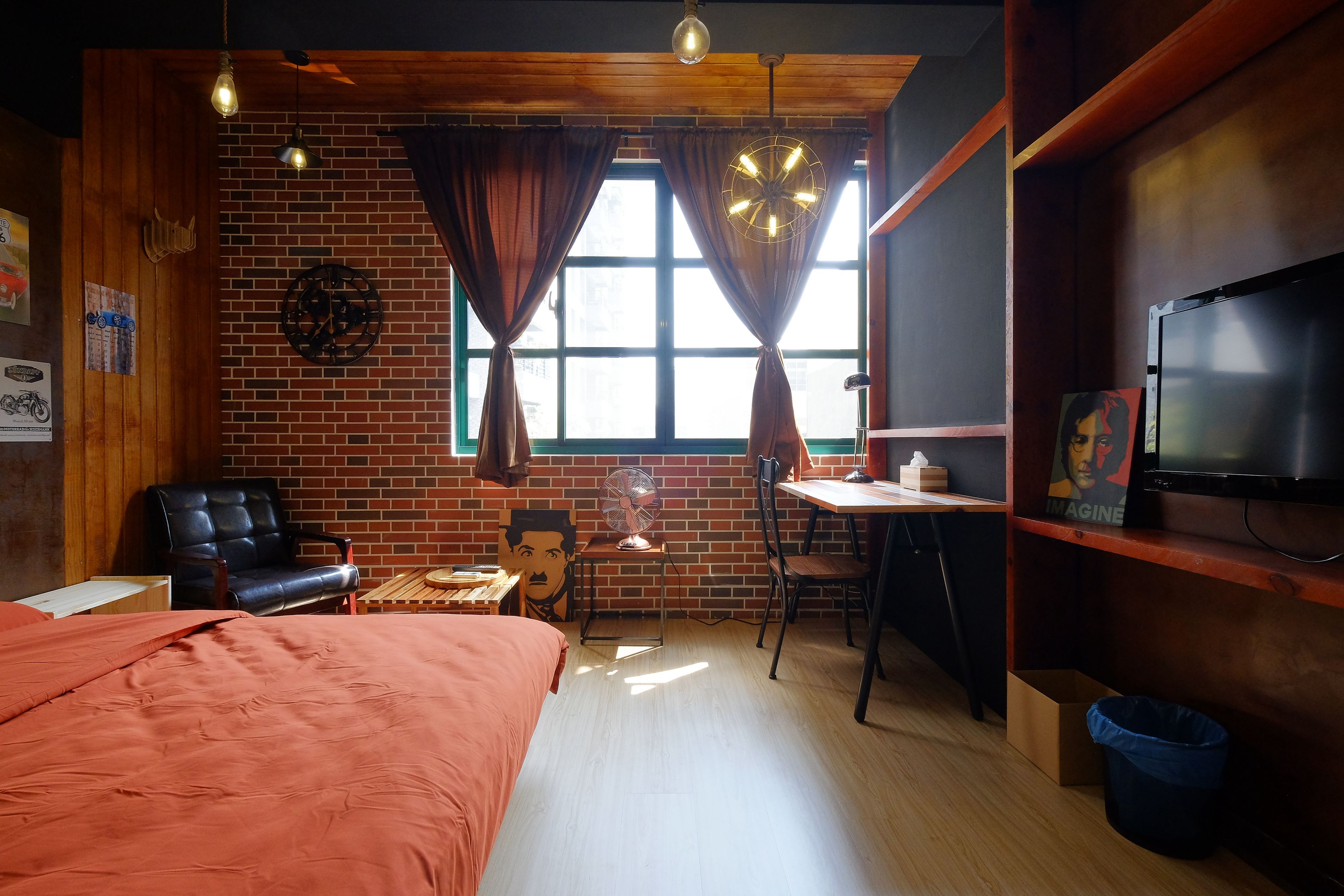 standard double room, 1 double bed, ensuite (private bathroom) | premium bedding, desk, blackout curtains, free wifi