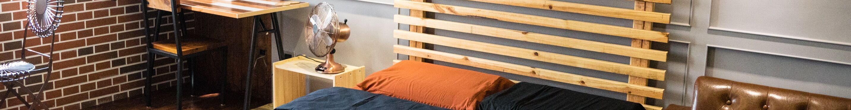 premium bedding, desk, blackout curtains, free wifi