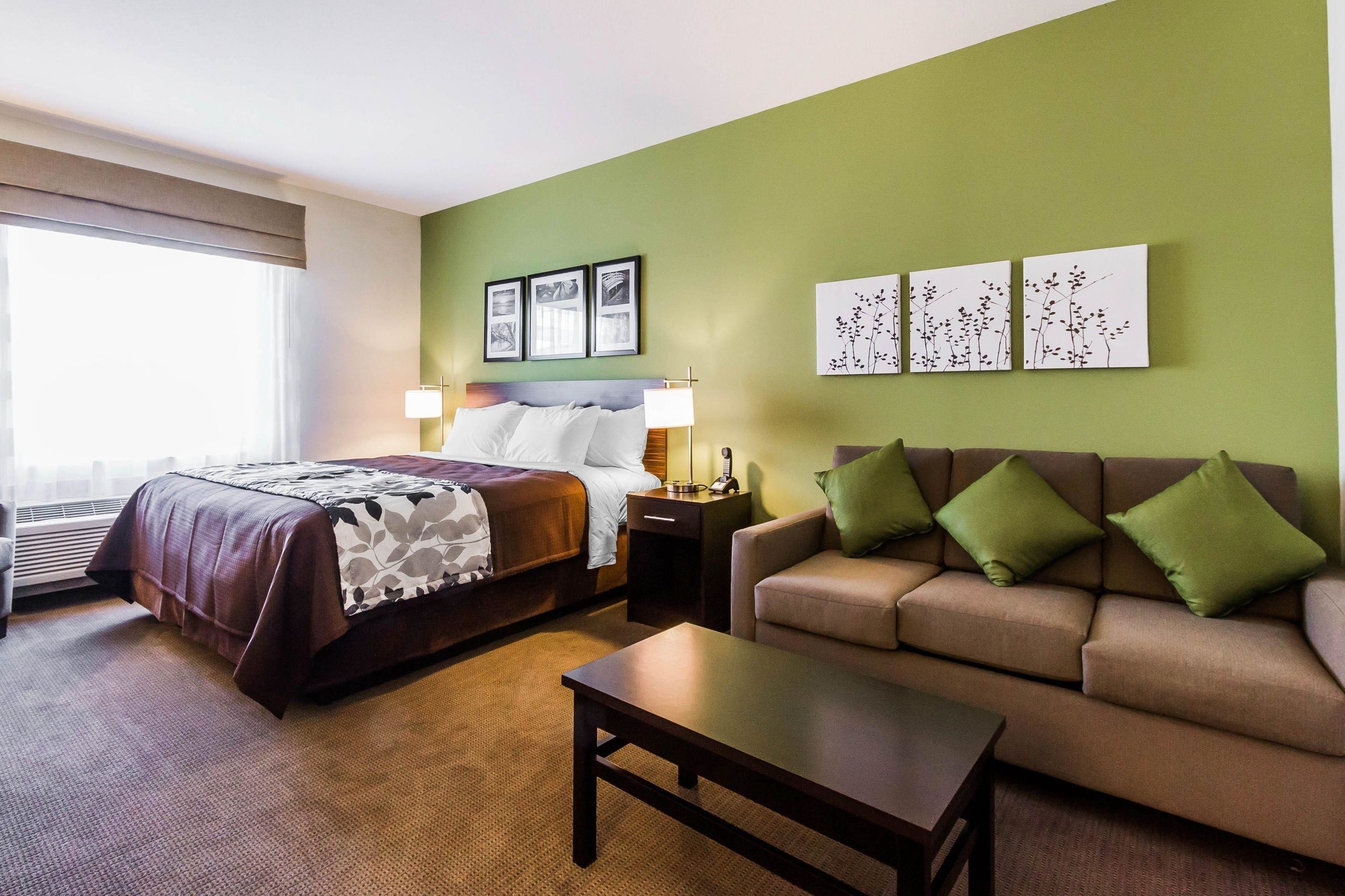 desk, laptop workspace, blackout curtains, iron/ironing board