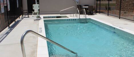 Seasonal outdoor pool