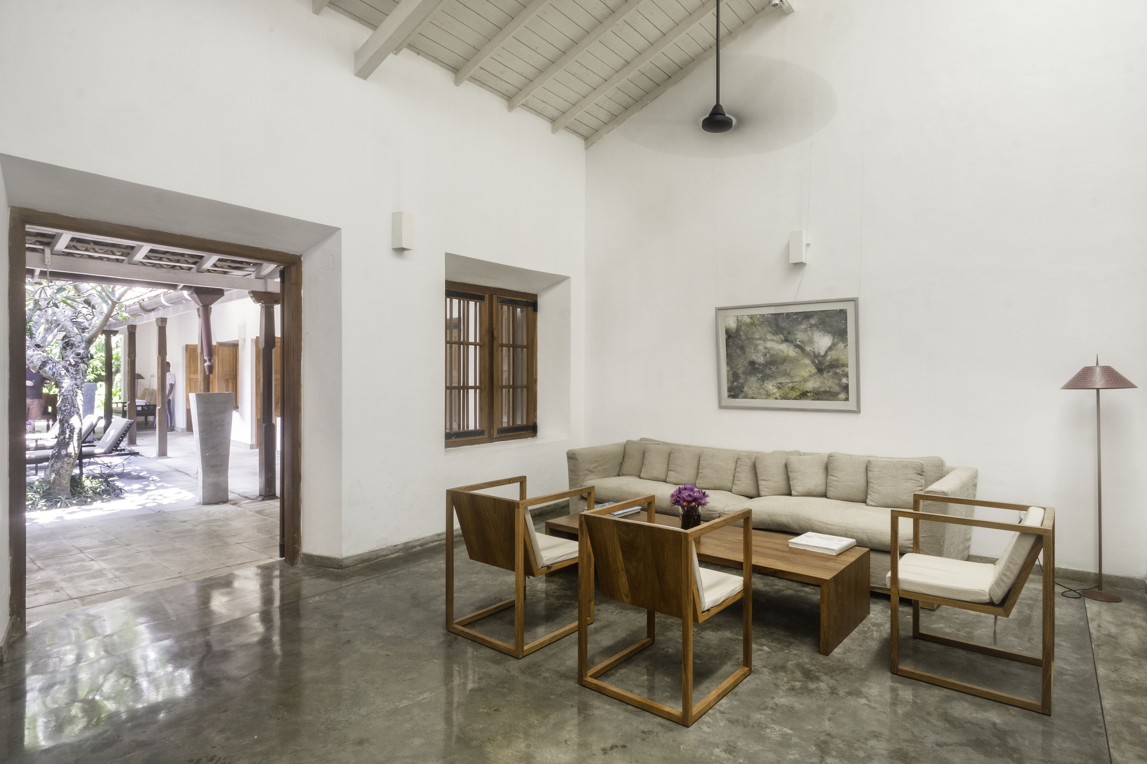 Zona de estar del vestíbulo