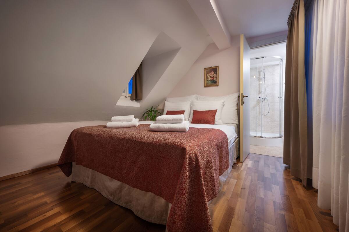 Basic Double Room | Minibar, in-room safe, desk, laptop workspace