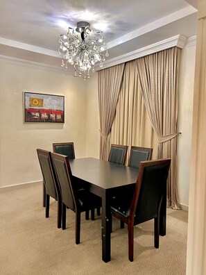 Family Apartment, 2 Bedrooms | Living area | LCD TV - loren serviced Apartment Alslamah (Jeddah)