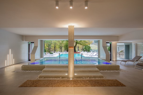 Sauna, bain à remous, hammam, soins corporels