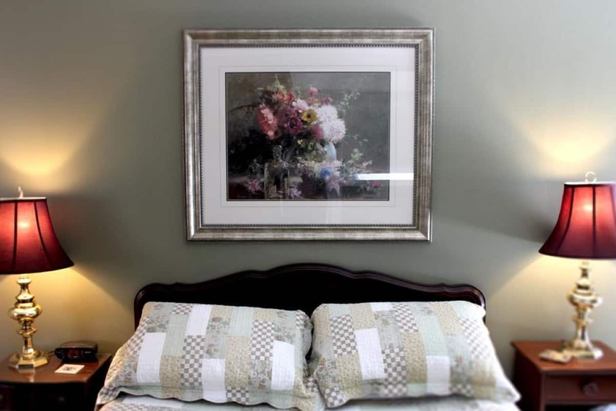 The Forest View Suite | Hypo-allergenic bedding, pillowtop beds, individually decorated, desk