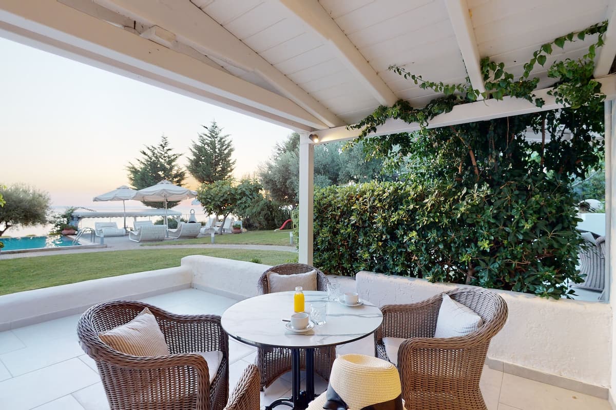 Apartment, Sea View | In-room safe, desk, iron/ironing board, free WiFi