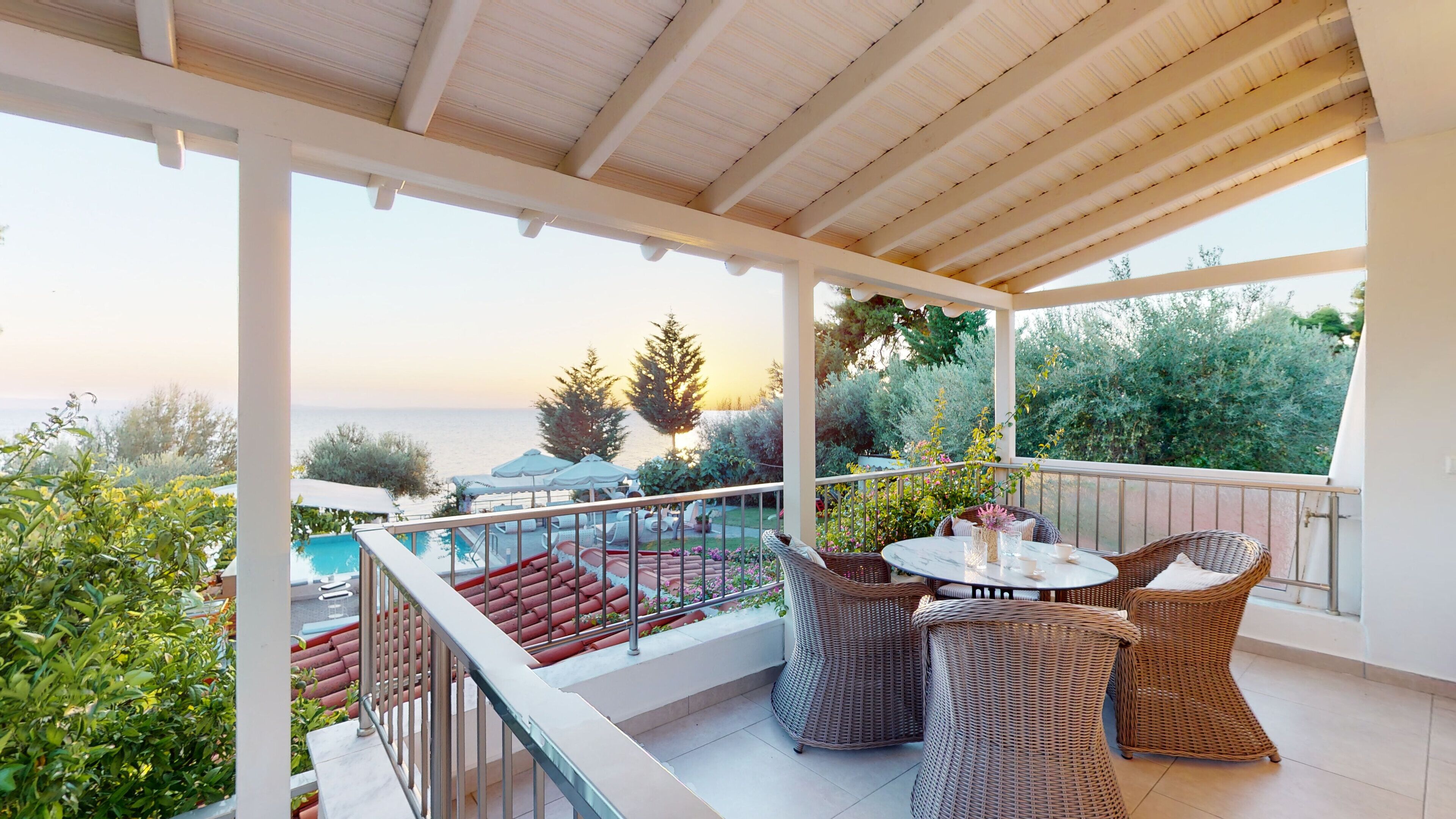 複式房屋, 海景 | 起居區 | 平面電視