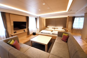 Chambre Deluxe, non-fumeur (3F/4F, Dinner Plan C/I by 5 PM) | Coffre-fort, rideaux d’obscurcissement, système d’insonorisation