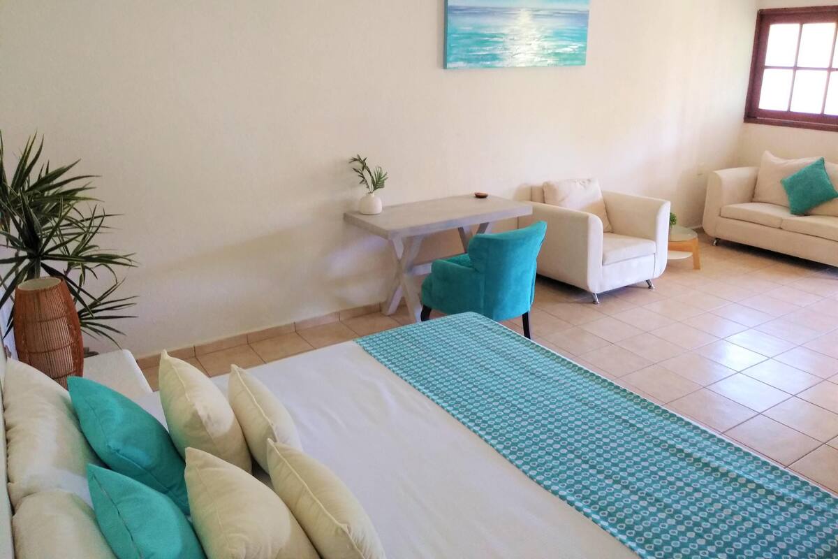 Select Comfort beds, individually furnished, desk, iron/ironing board