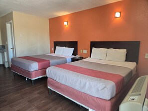 Deluxe Room, 2 Queen Beds, Non Smoking, Refrigerator & Microwave | Blackout drapes, free WiFi, bed sheets, wheelchair access