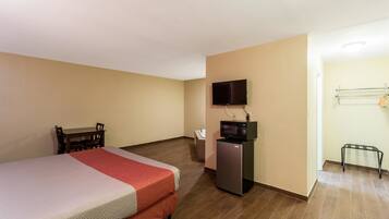 Blackout curtains, free WiFi, bed sheets, wheelchair access