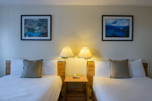 Chambre, 2 lits doubles