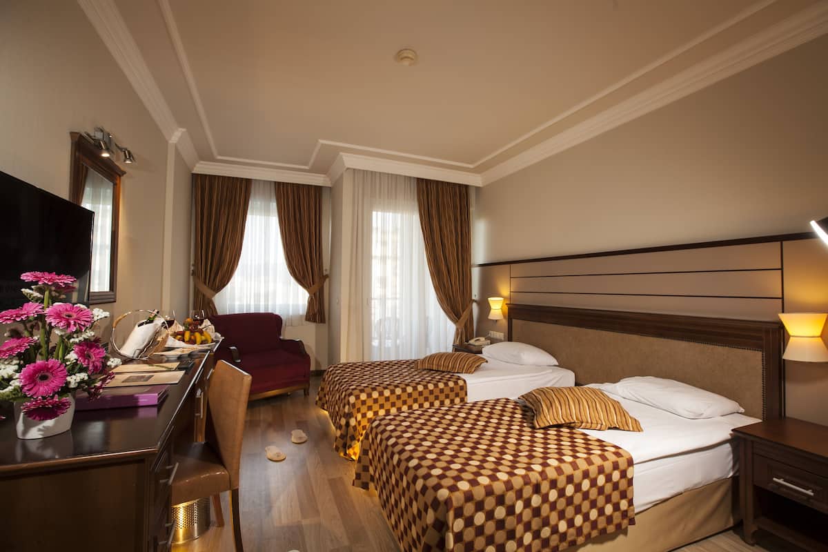 Minibar (free items), in-room safe, laptop workspace, soundproofing