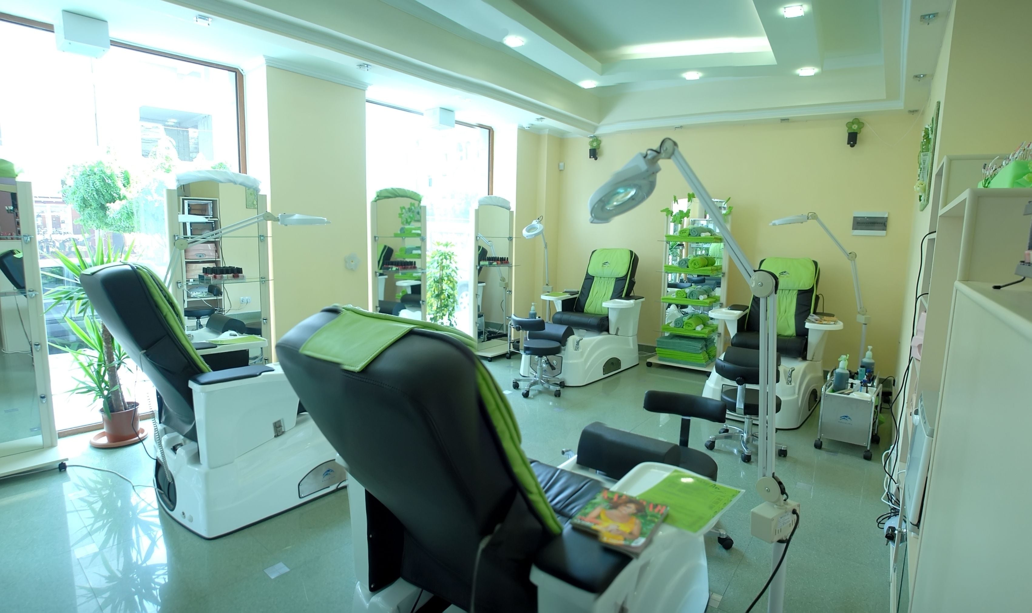 manicures and pedicures