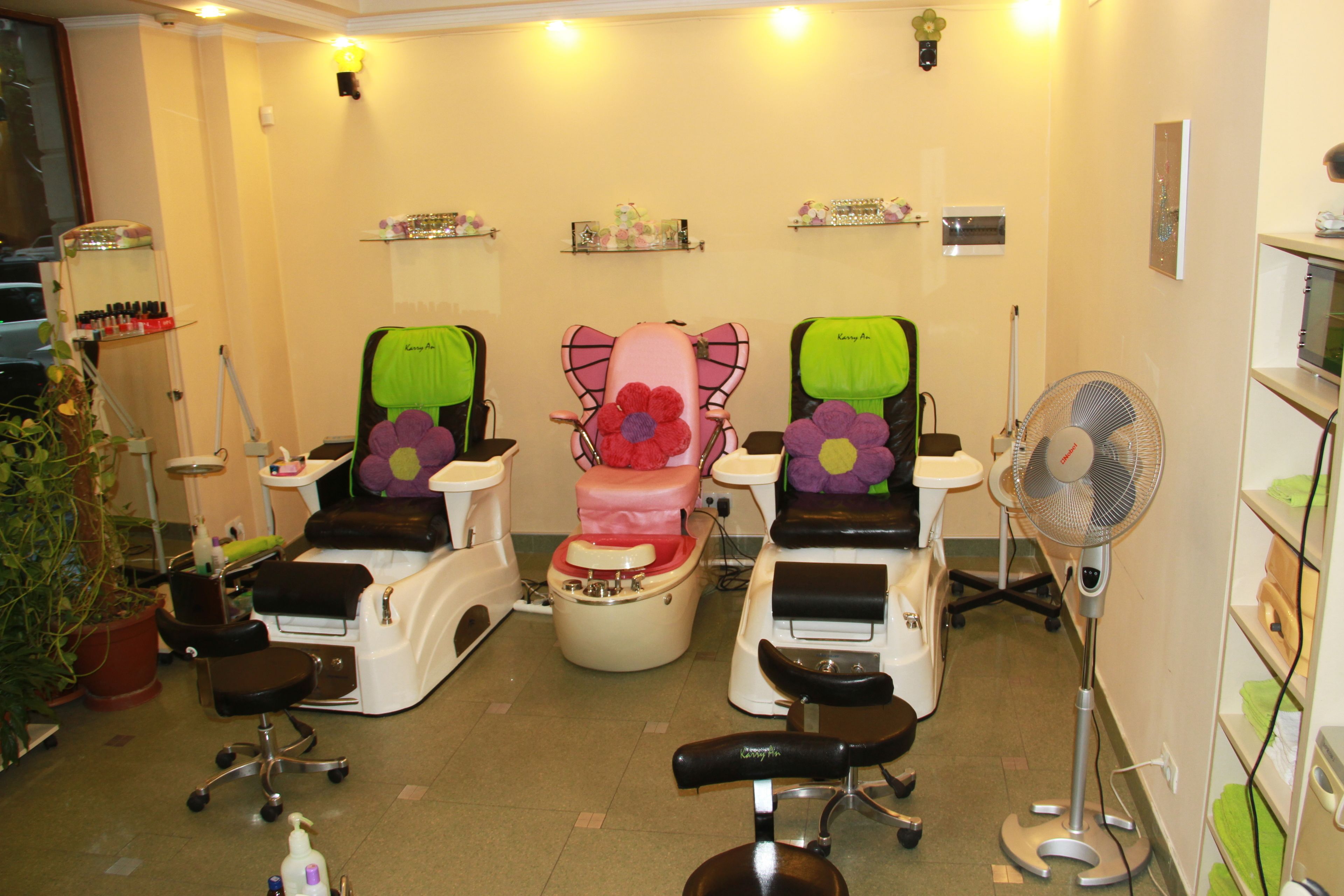 manicures and pedicures