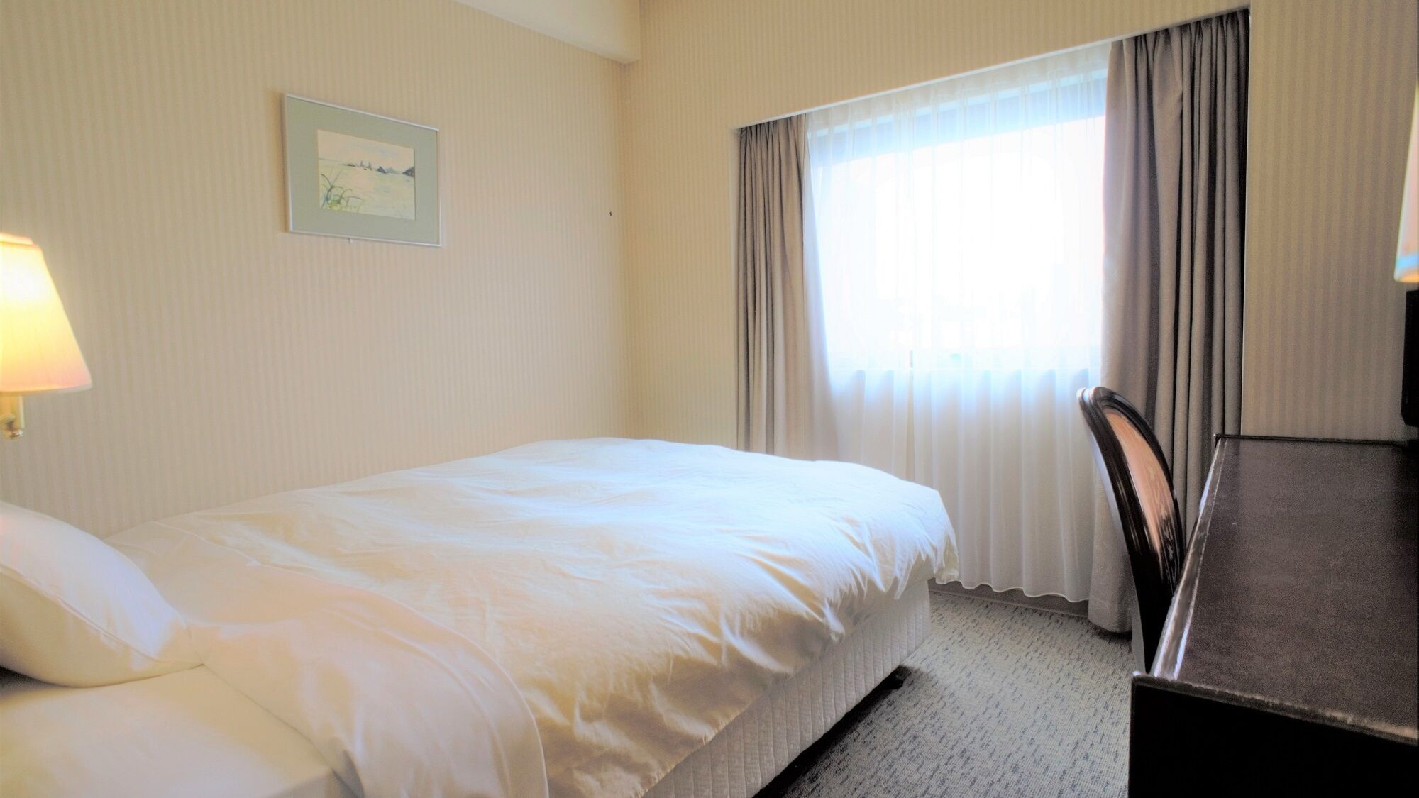 Premium bedding, desk, free WiFi, bed sheets