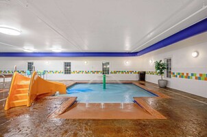 Indoor pool, open 7:00 AM to 11:00 PM, sun loungers