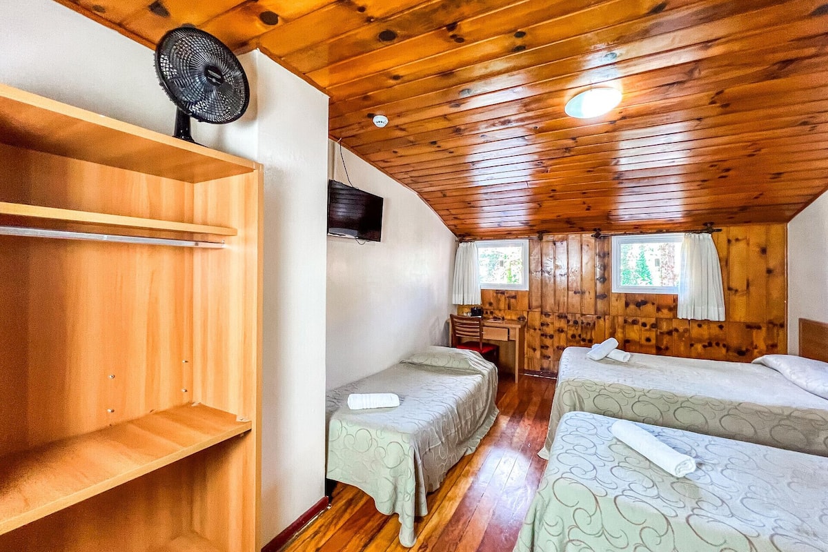 Decoración personalizada, escritorio, wifi gratis y ropa de cama