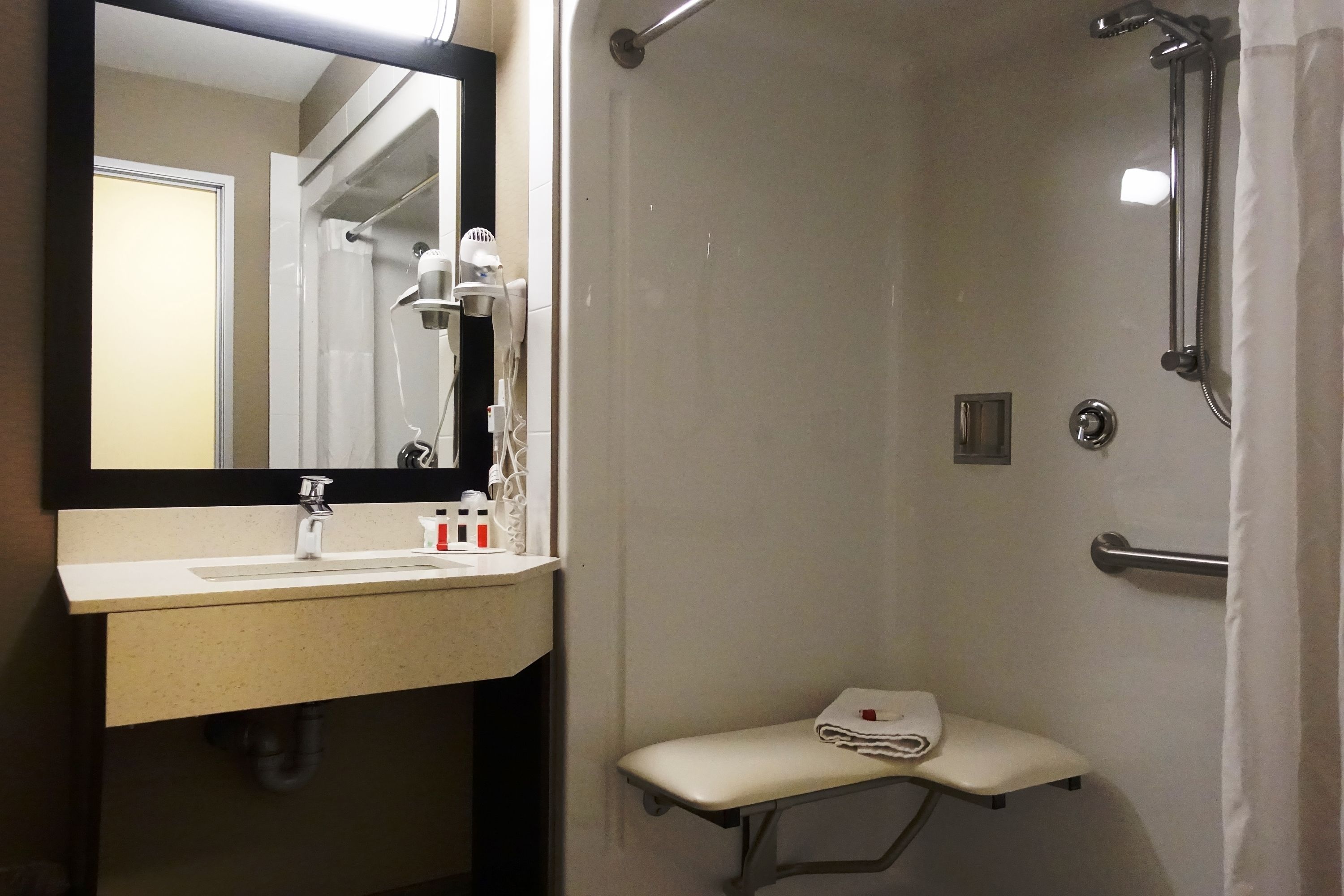 room, 1 king bed, accessible, non smoking | desk, laptop workspace, blackout curtains, iron/ironing board