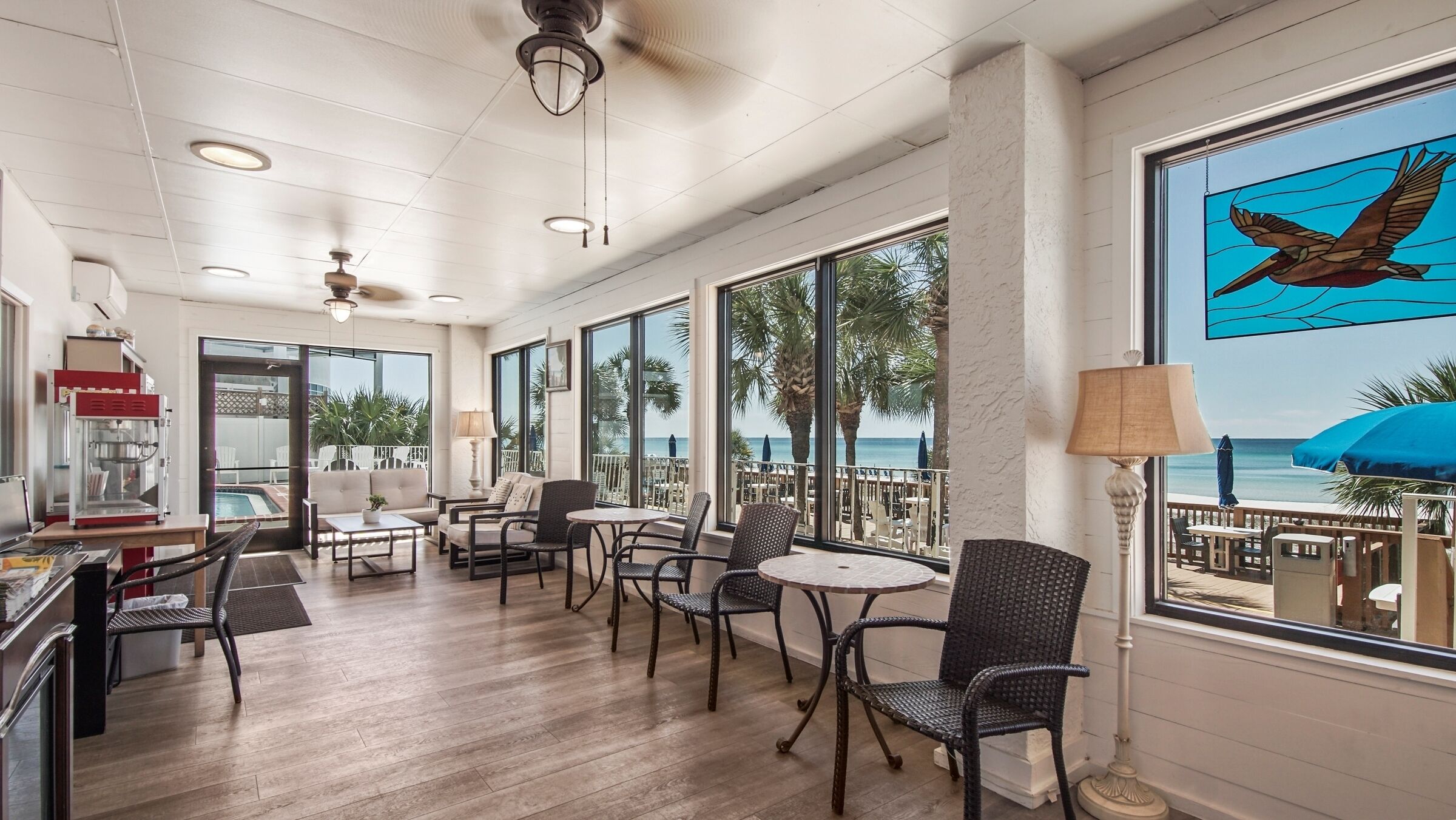 Lobby sitting area