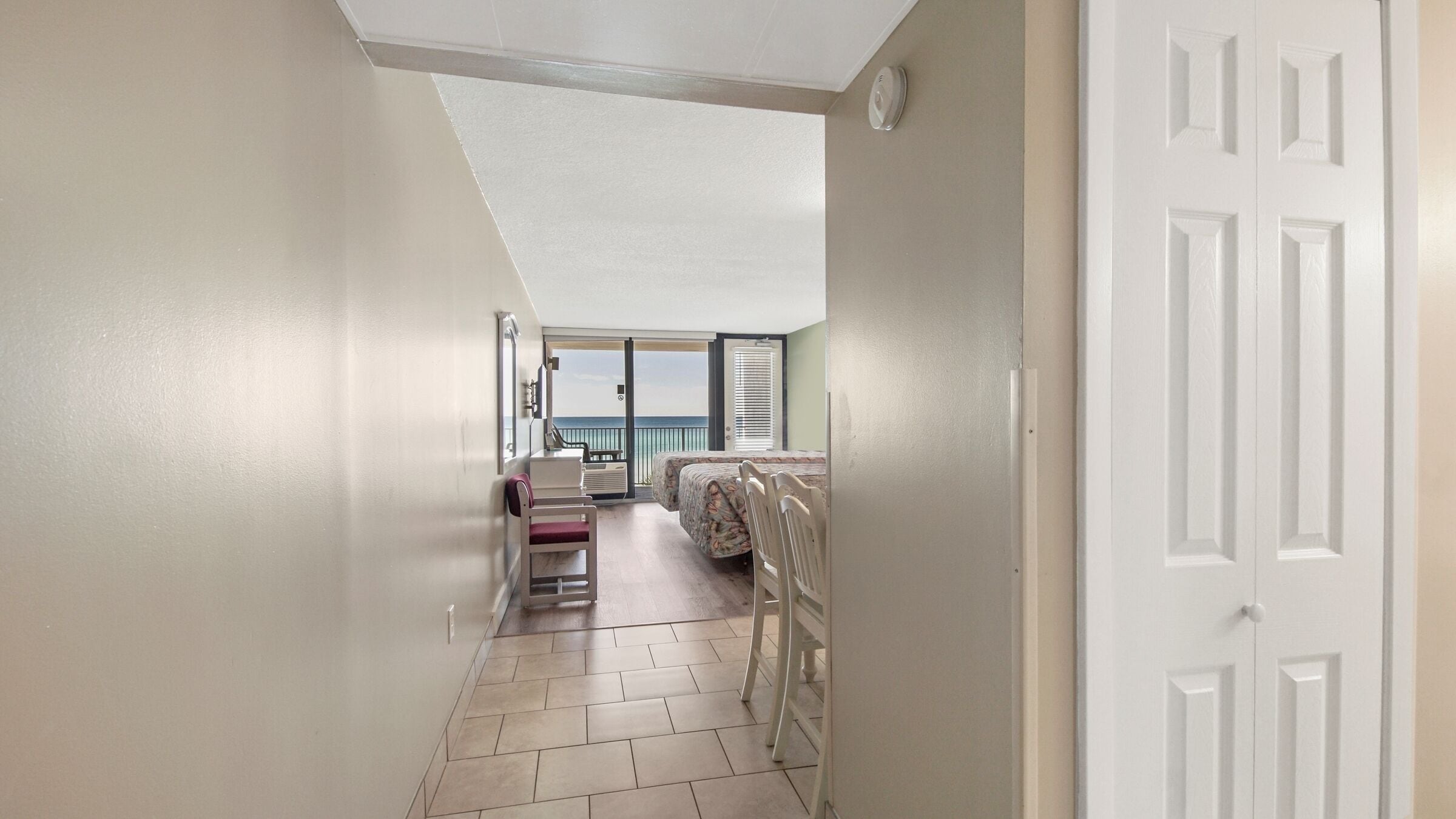 studio, 2 queen beds, balcony, beach view | 1 bedroom, laptop workspace, iron/ironing board, cots/infant beds