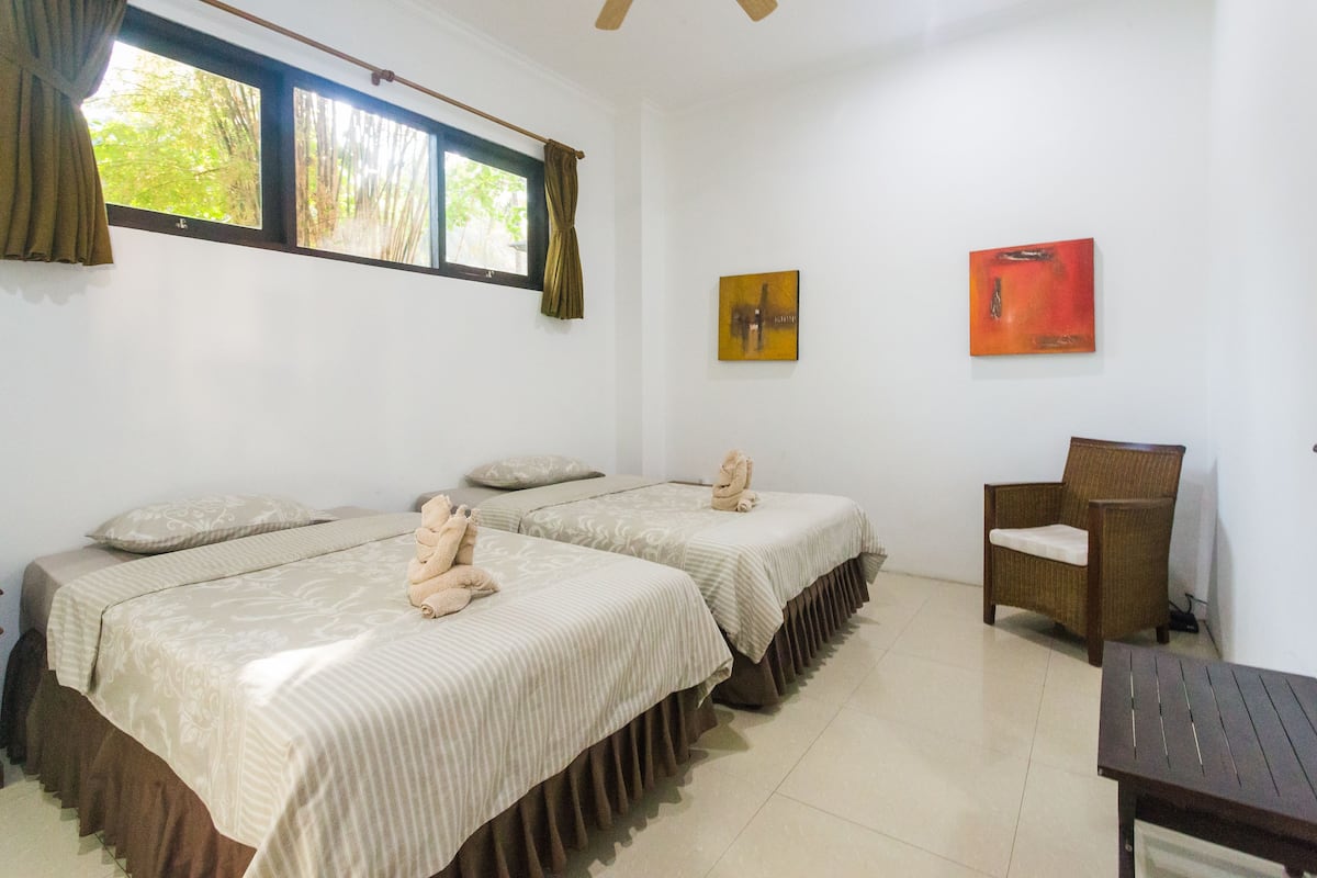 Comfort Twin kamer, uitzicht op tuin | 1 slaapkamer, geluiddichte muren, gratis wifi, beddengoed