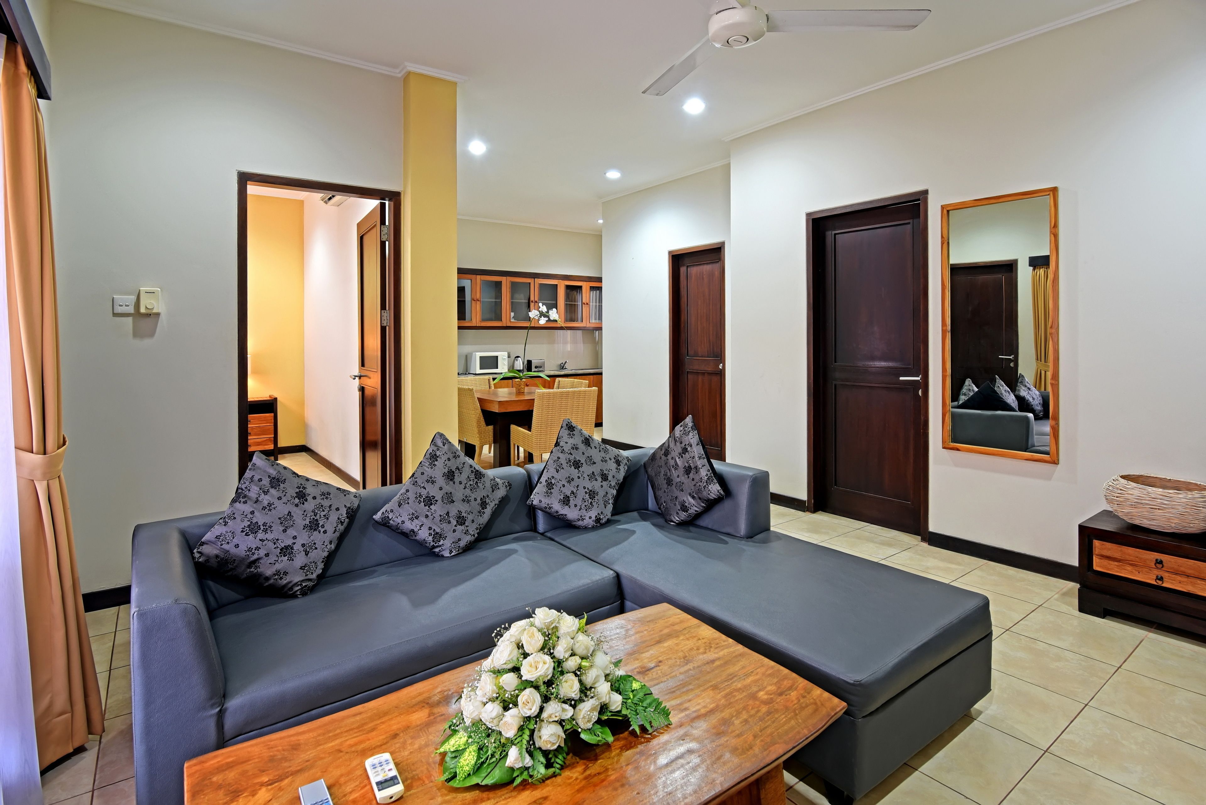 Superior 2-Bedroom Apartment | Living area | 32-inch LCD TV with satellite channels, TV